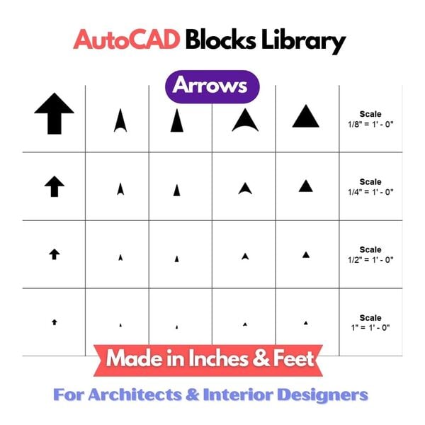 AutoCAD Arrows Symbols Free Download